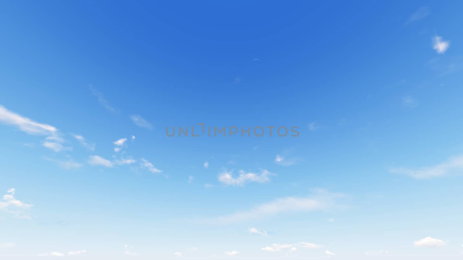 Cloudy blue sky abstract background, blue sky background with tiny clouds, 3d rendering

