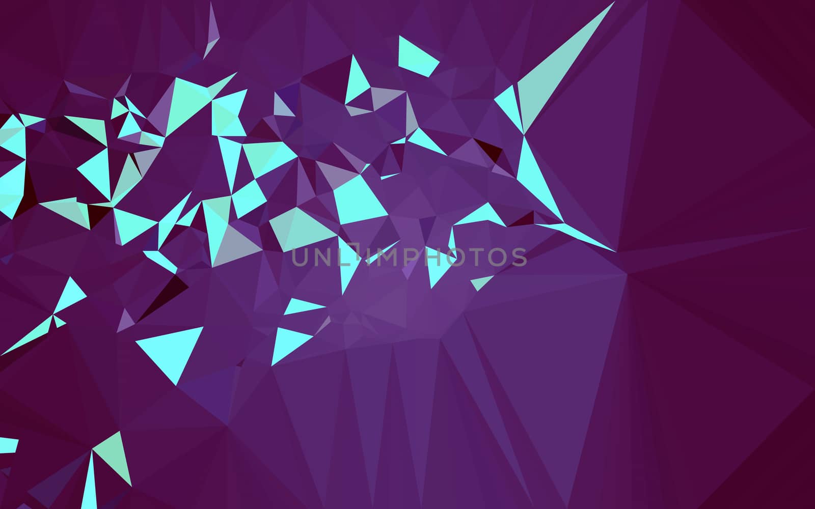 Abstract low poly background, geometry triangle by teerawit