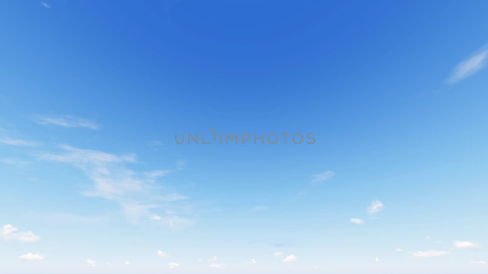 Cloudy blue sky abstract background, blue sky background with tiny clouds, 3d rendering

