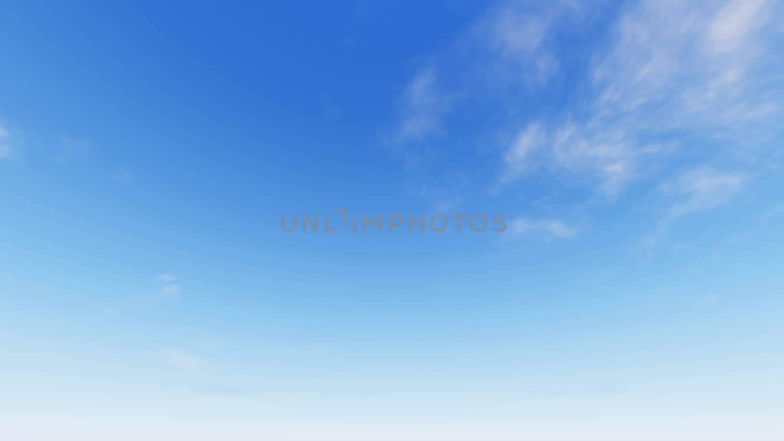 Cloudy blue sky abstract background, blue sky background with tiny clouds, 3d rendering

