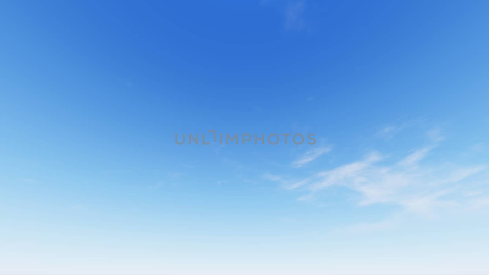 Cloudy blue sky abstract background, blue sky background with tiny clouds, 3d rendering

