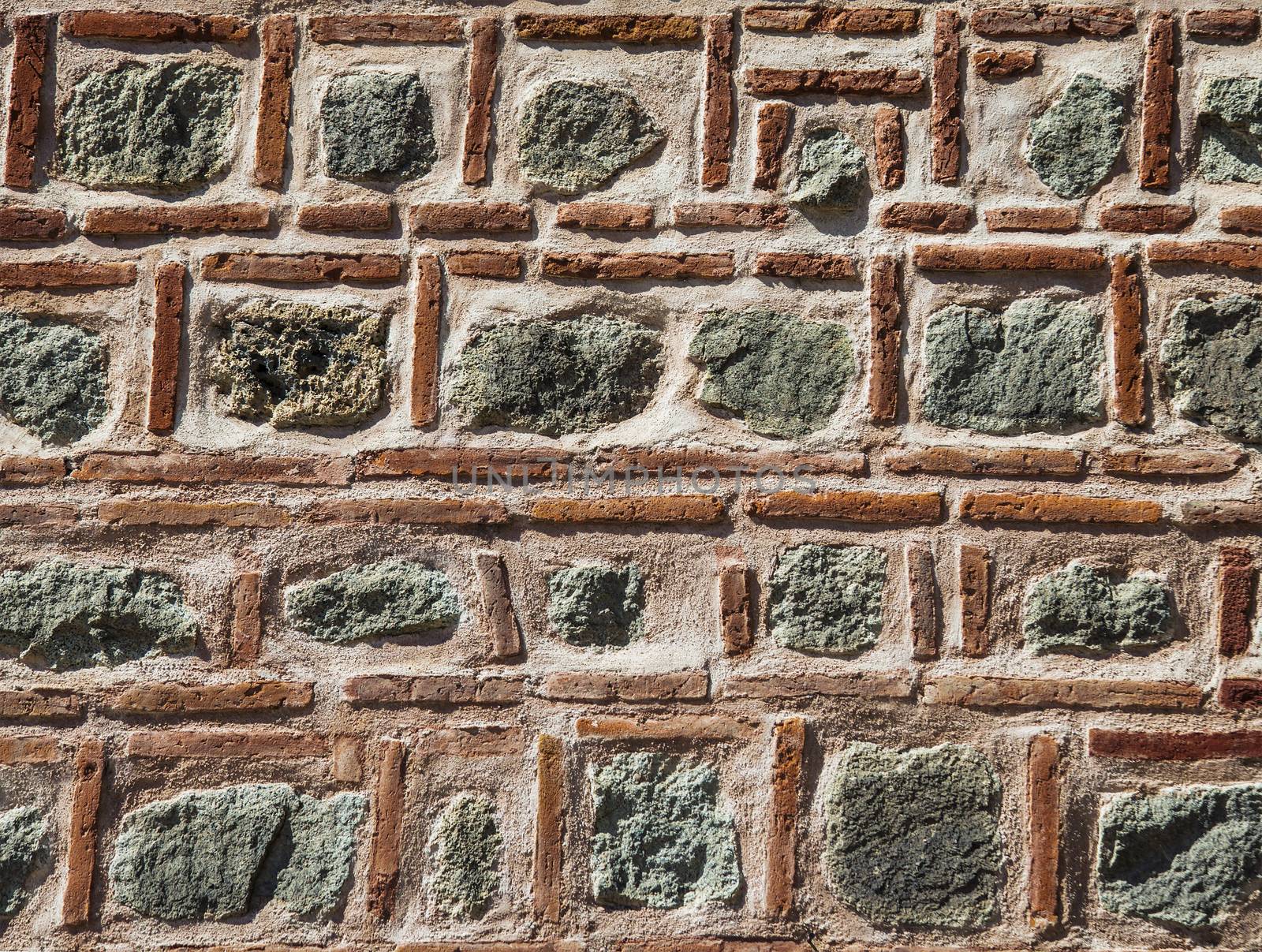 Brick stone wall background by vilevi