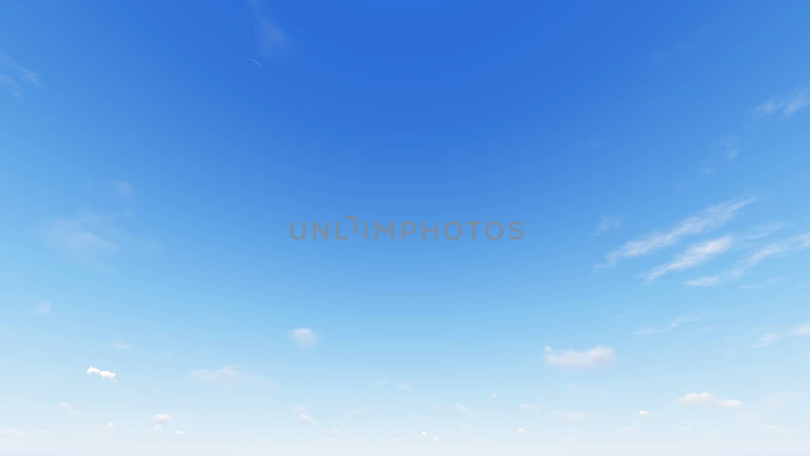 Cloudy blue sky abstract background, blue sky background with tiny clouds, 3d rendering

