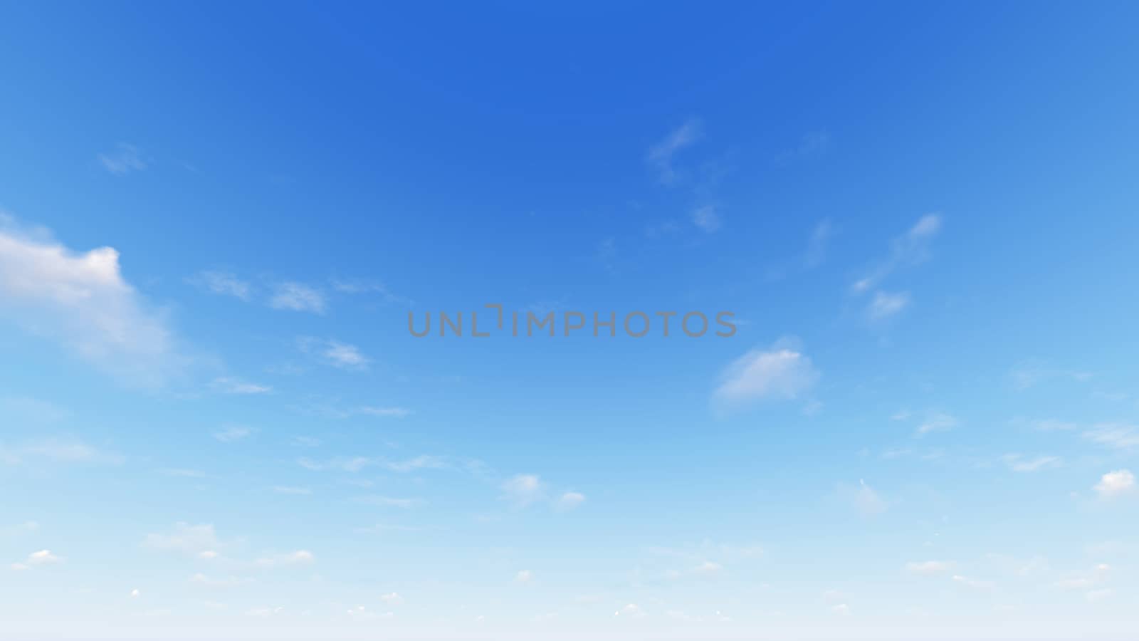 Cloudy blue sky abstract background, blue sky background with tiny clouds, 3d rendering

