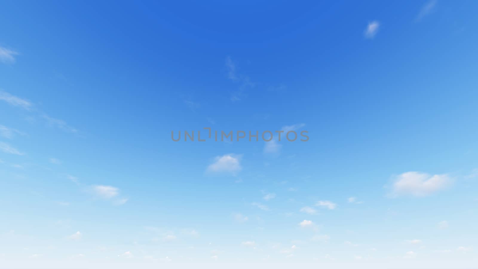 Cloudy blue sky abstract background, blue sky background with tiny clouds, 3d rendering

