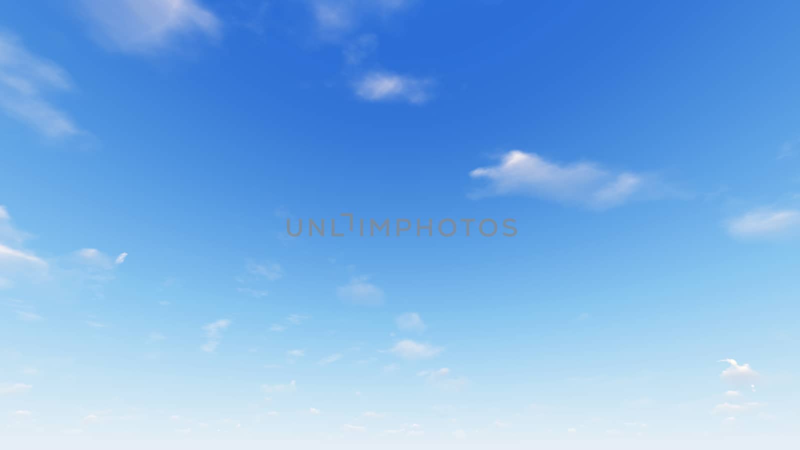 Cloudy blue sky abstract background, blue sky background with tiny clouds, 3d rendering

