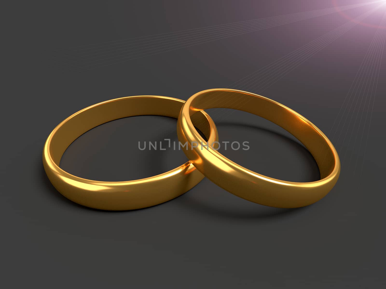 Two wedding gold rings by alexkalina