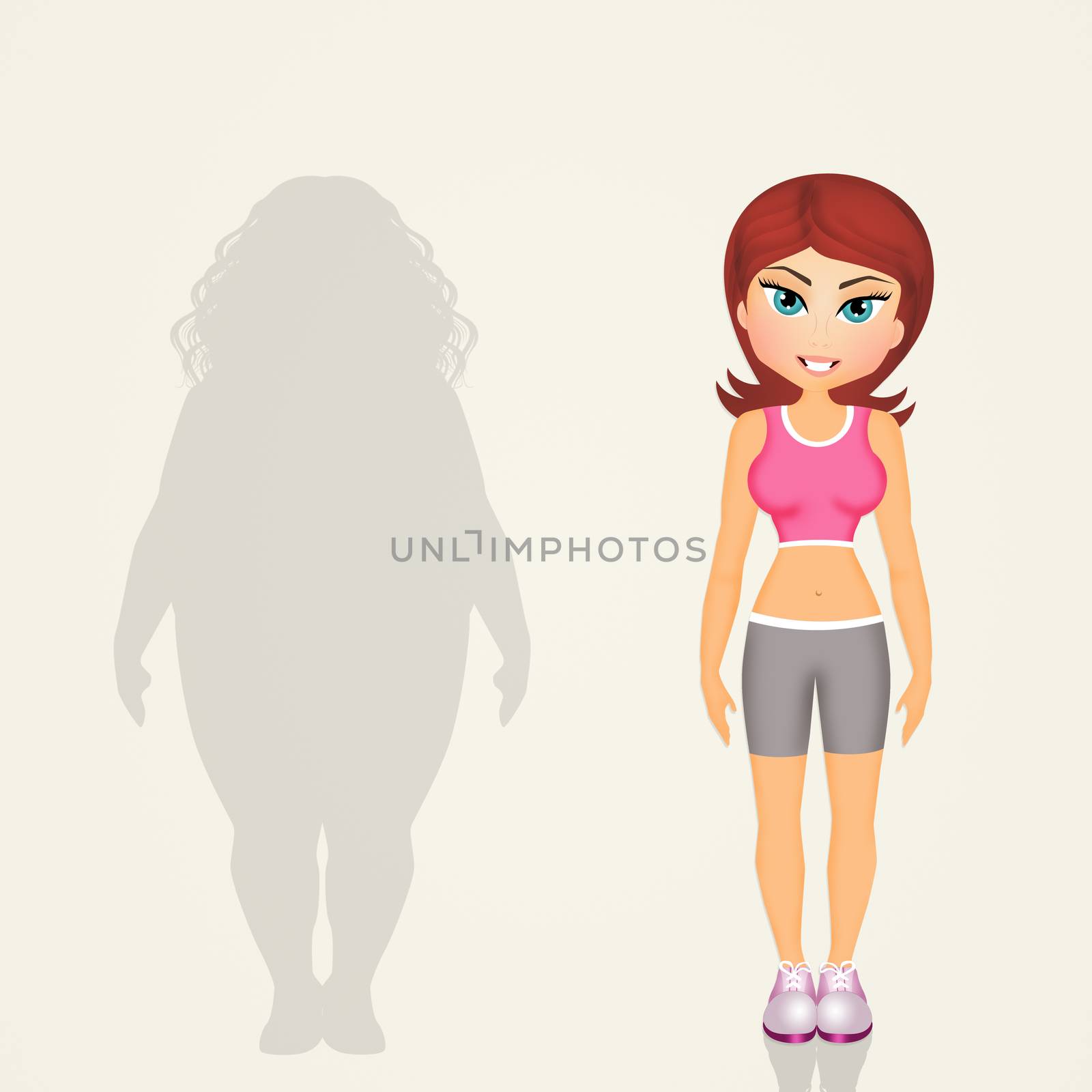 overweight woman lifestyle changes by adrenalina