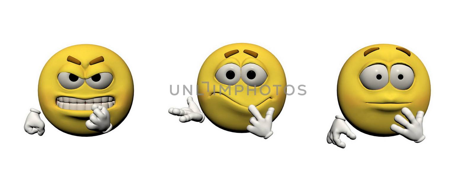 emoticon emotion isolated in white background