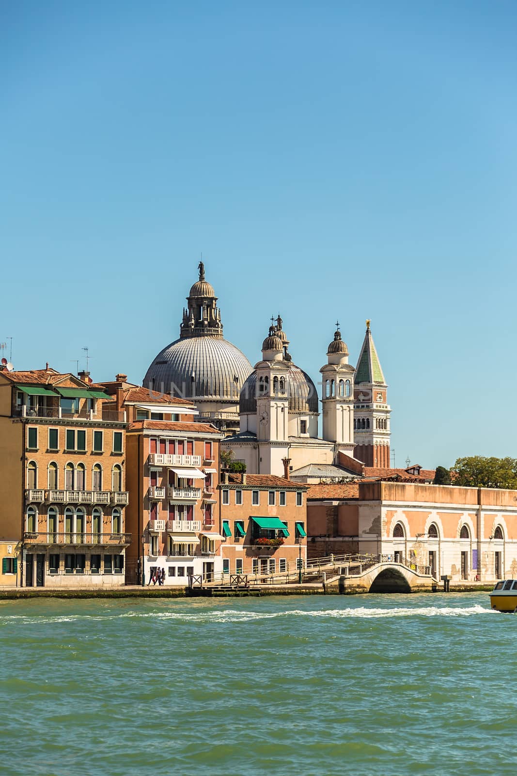 Grand Canal and Basilica Santa Maria della Salute, Venice, Italy