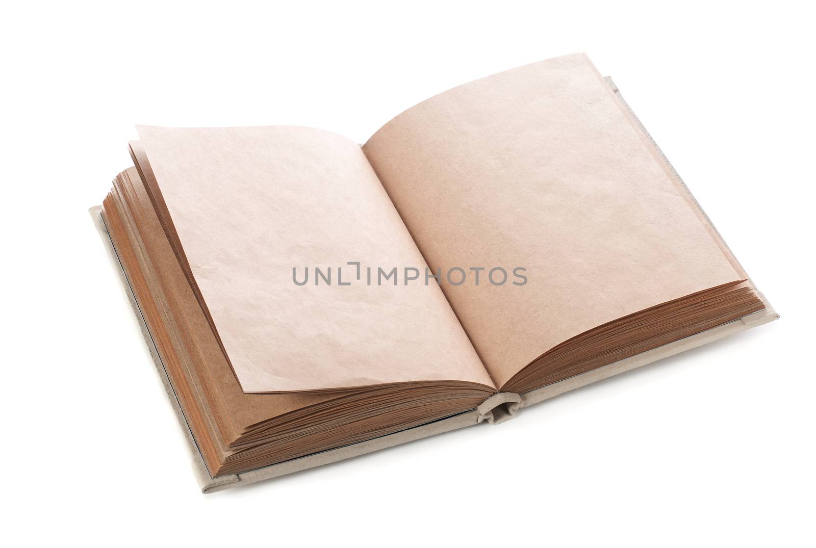 open book isolated on the white background