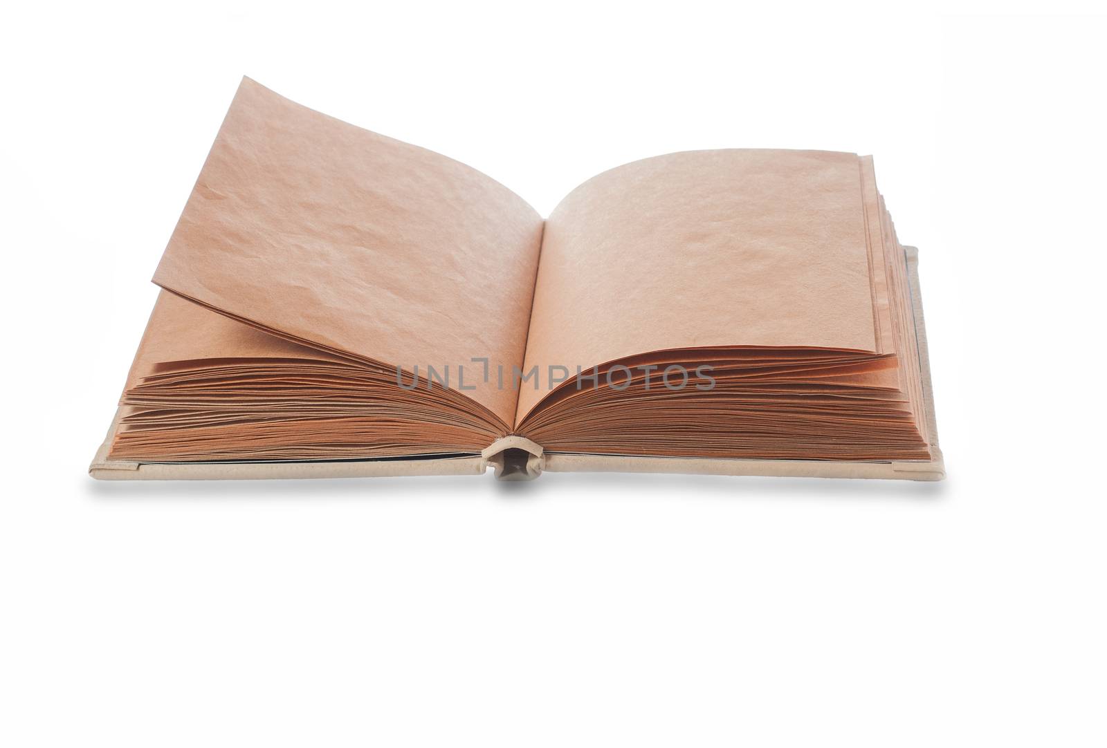 open book isolated on the white background