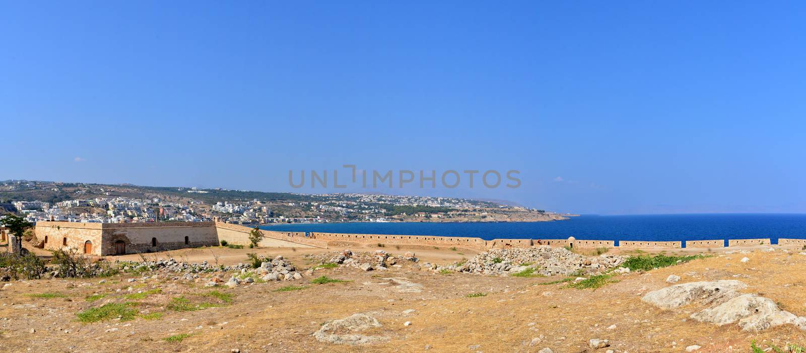 Rethymno Fortezza fortress panorama by tony4urban