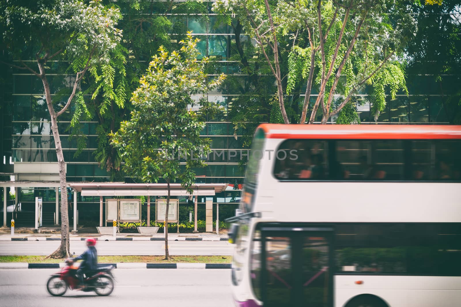 Bus stop station by hkt83000