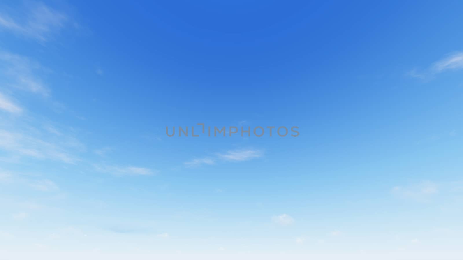 Cloudy blue sky abstract background, blue sky background with tiny clouds, 3d rendering

