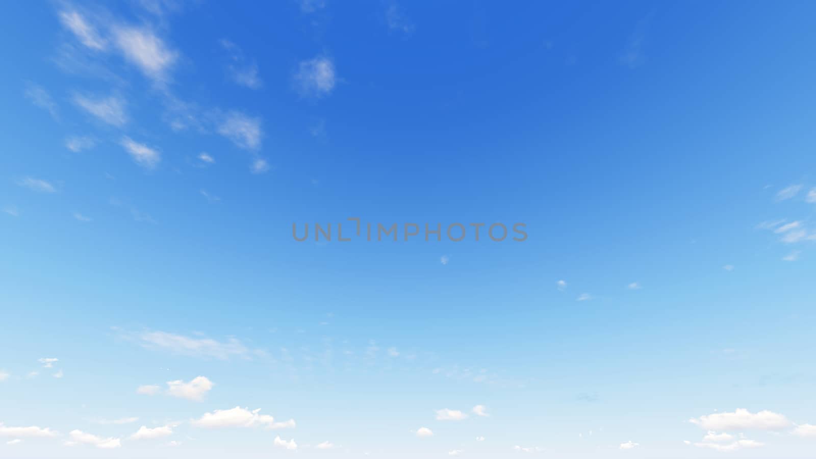 Cloudy blue sky abstract background, blue sky background with tiny clouds, 3d rendering

