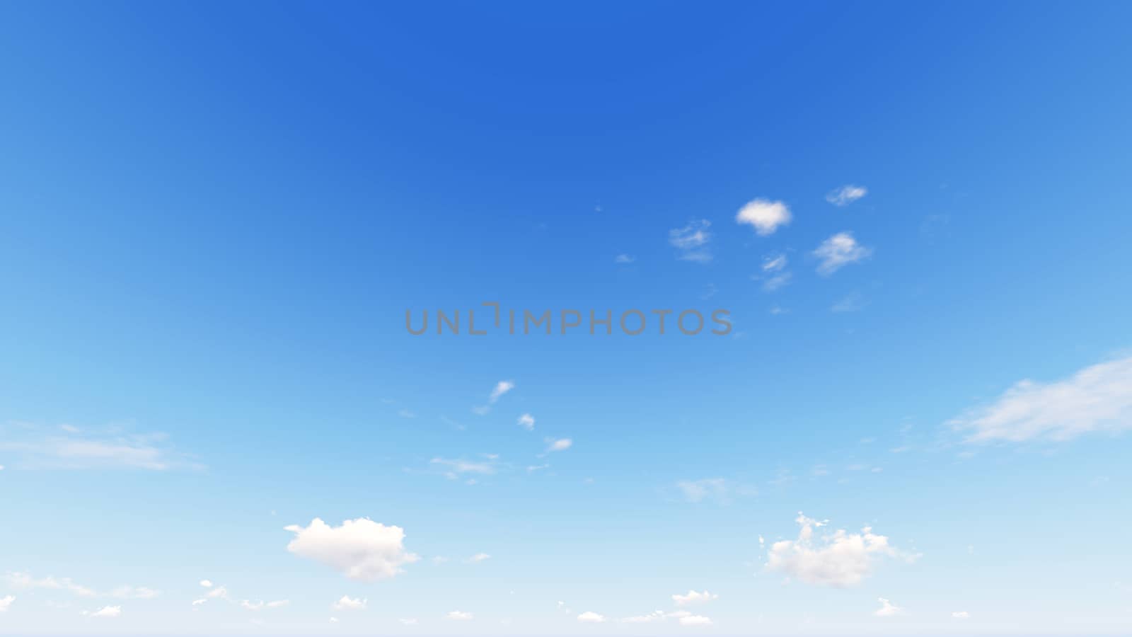 Cloudy blue sky abstract background, blue sky background with tiny clouds, 3d rendering

