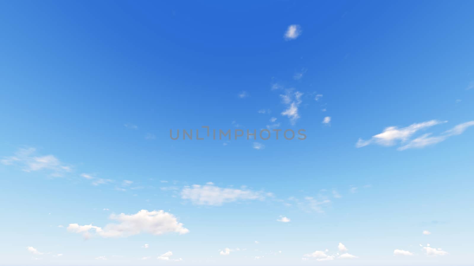 Cloudy blue sky abstract background, blue sky background with tiny clouds, 3d rendering

