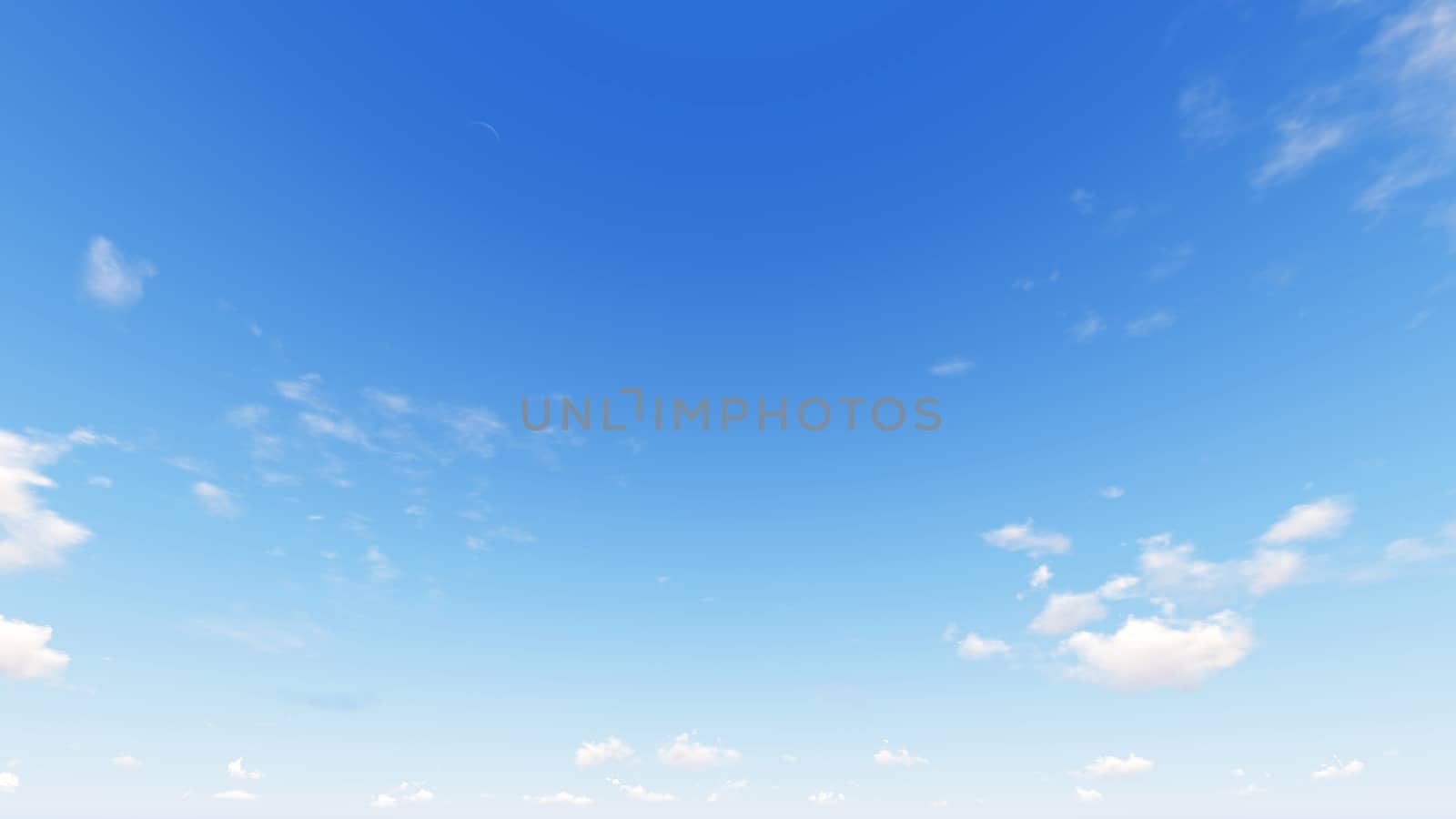 Cloudy blue sky abstract background, blue sky background with tiny clouds, 3d rendering

