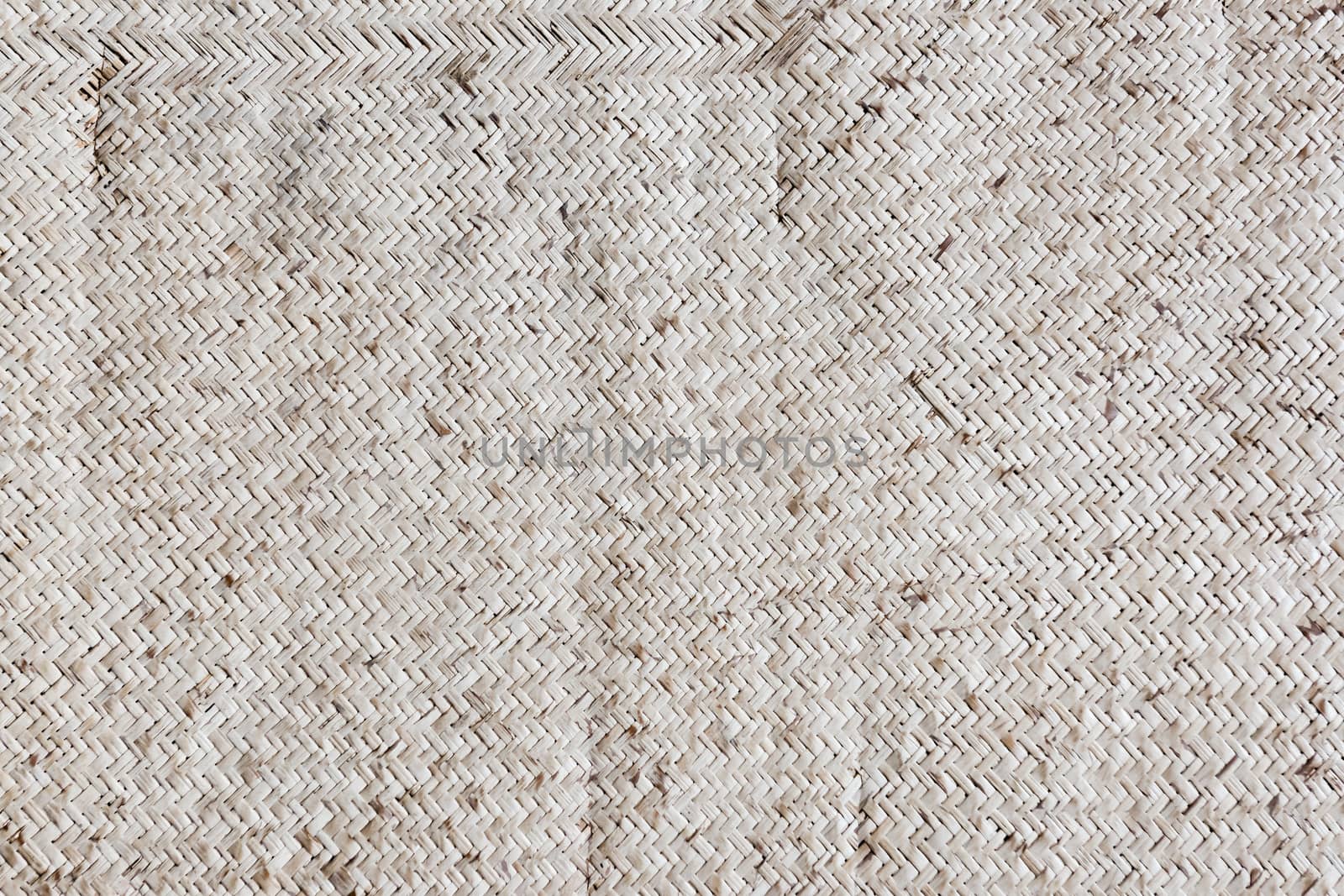 Old reed mat pattern in light brown color, useful for background and wallpaper.