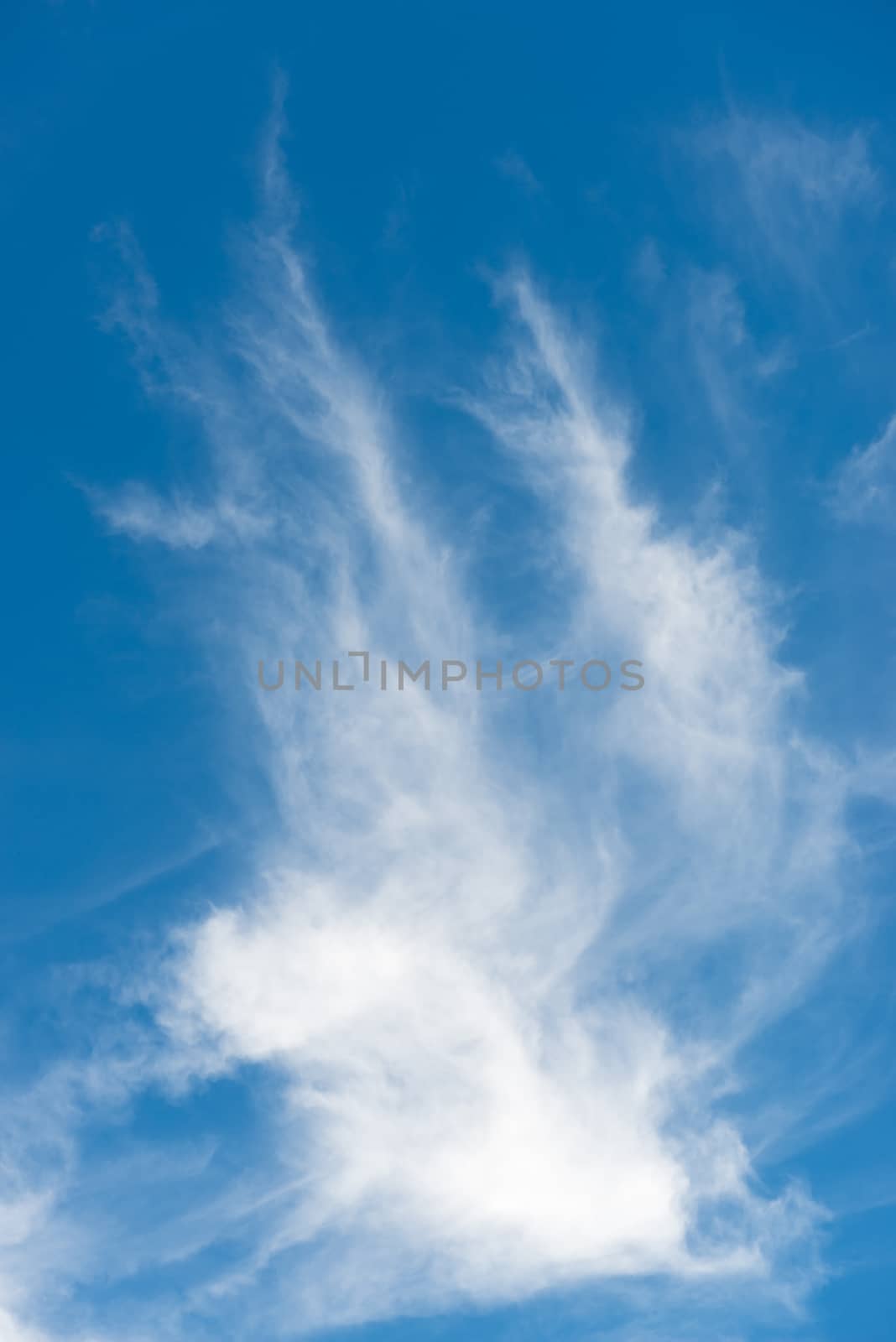 Beautiful blue sky with white cloud by hkt83000