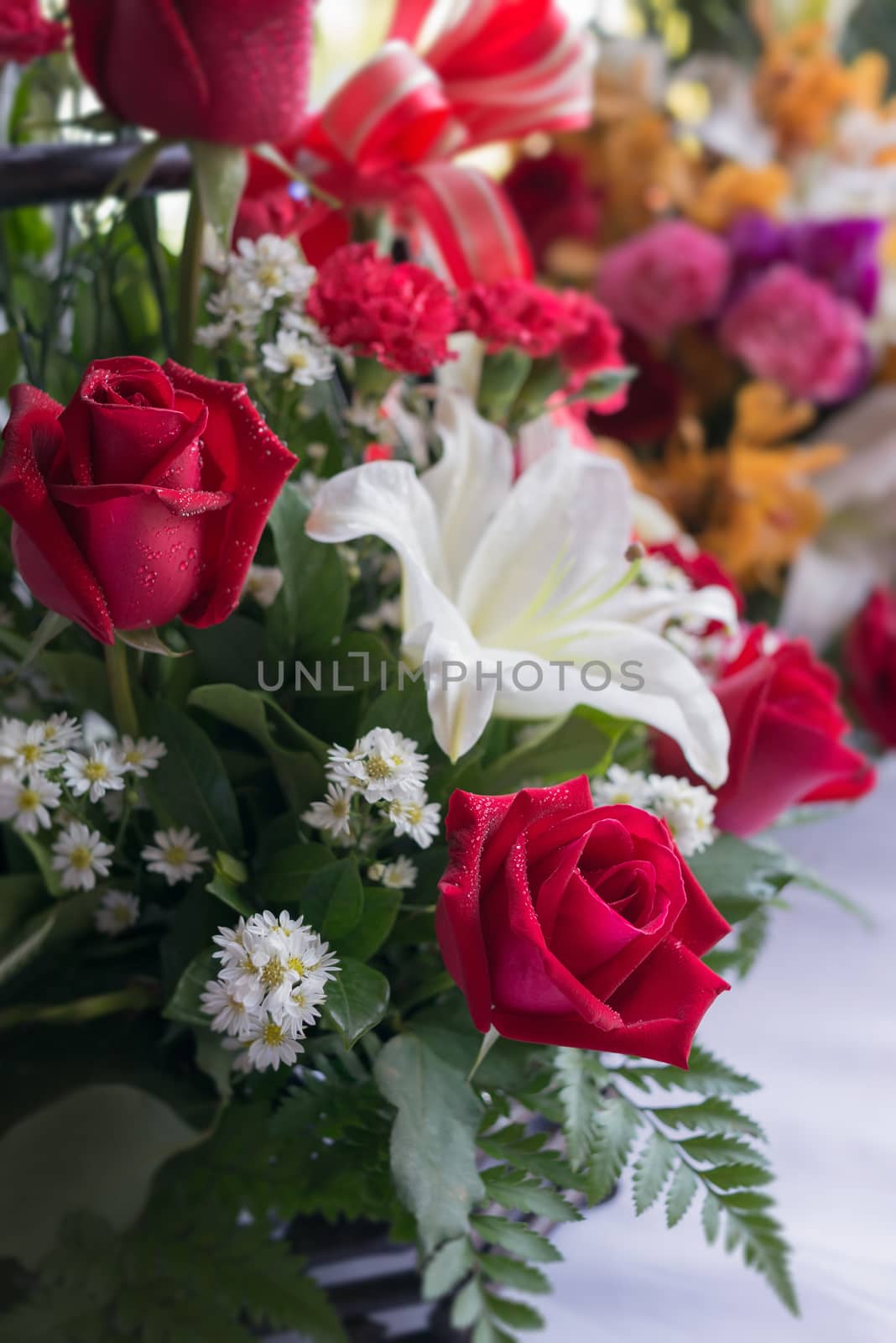 Rose basket.