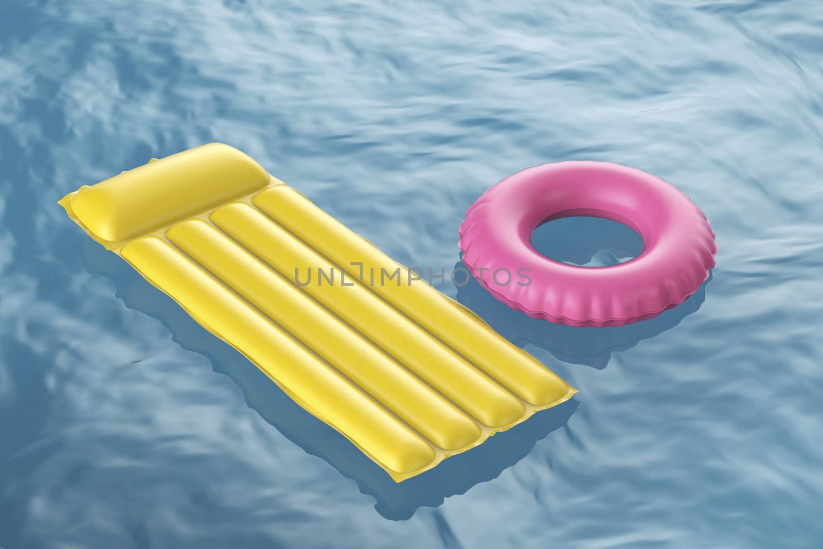 Pool raft and swim ring by magraphics