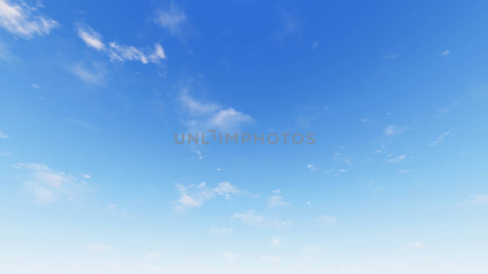 Cloudy blue sky abstract background, blue sky background with tiny clouds, 3d rendering

