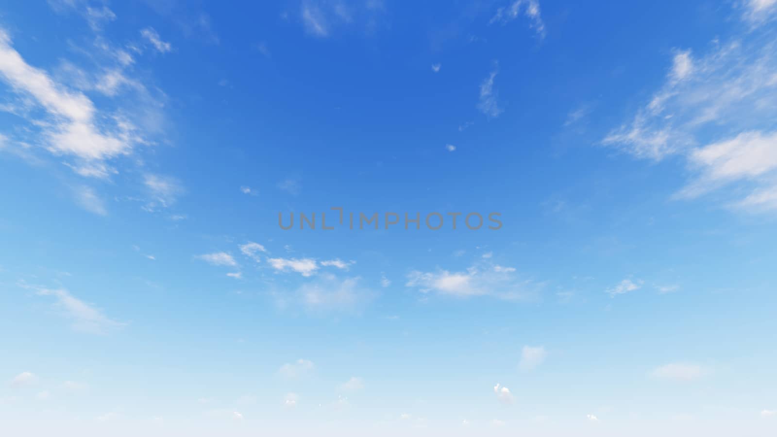 Cloudy blue sky abstract background, blue sky background with tiny clouds, 3d rendering

