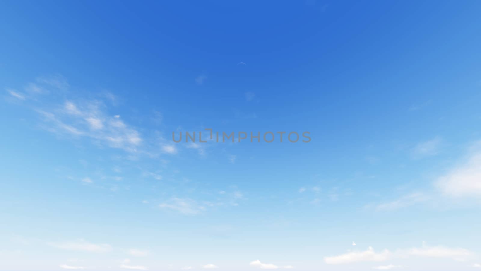 Cloudy blue sky abstract background, blue sky background with tiny clouds, 3d rendering

