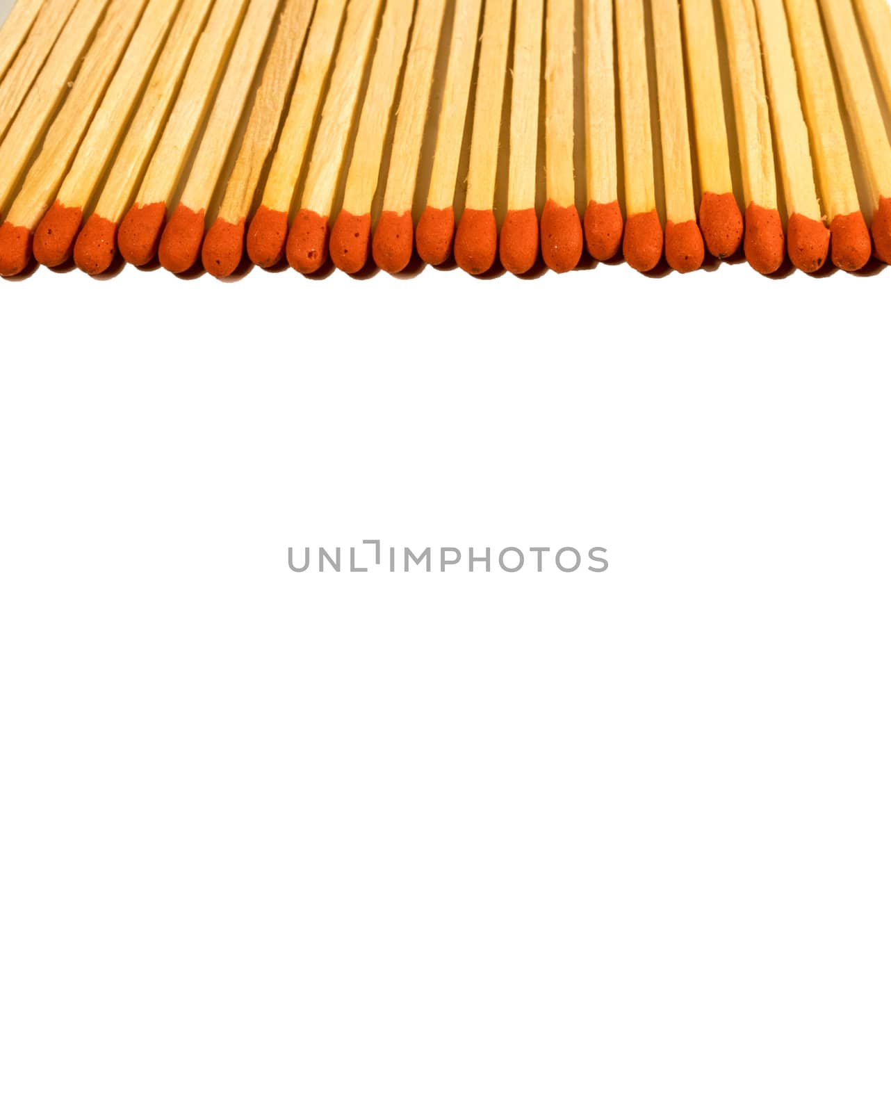 Some matches on the superior border of the image