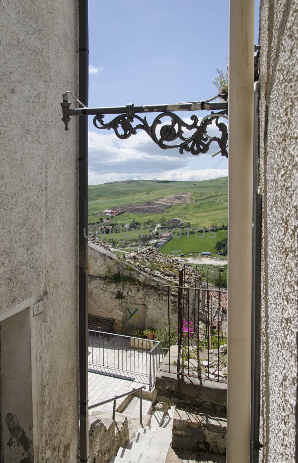 Glimpse of a typical village of the Italian south