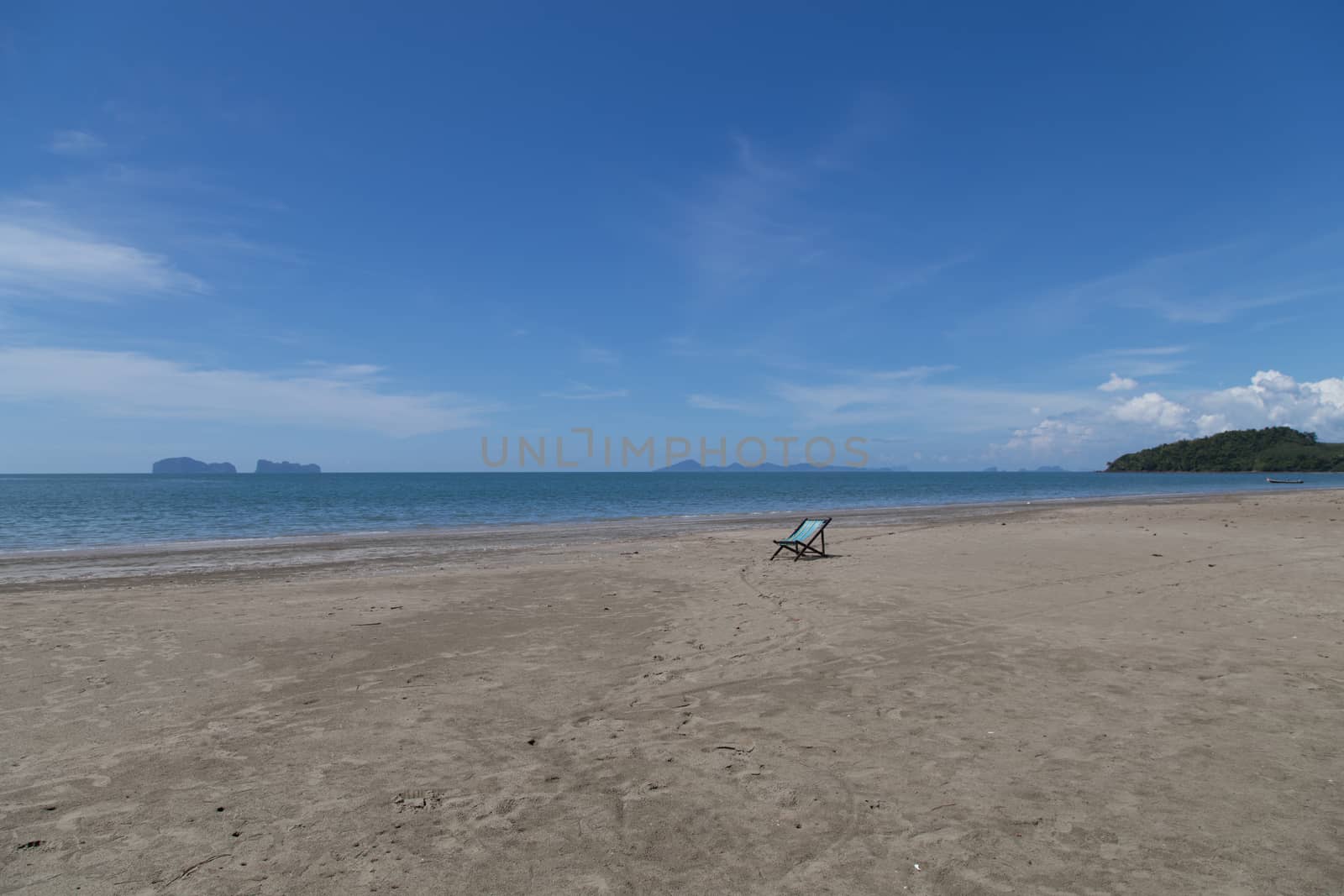 Sea view of Koh-Sukorn Island in Trang, Thailand