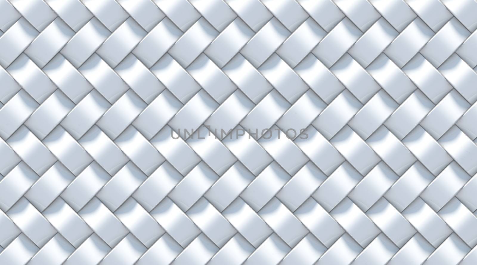 White gray abstract background. 3D render, soft shadows