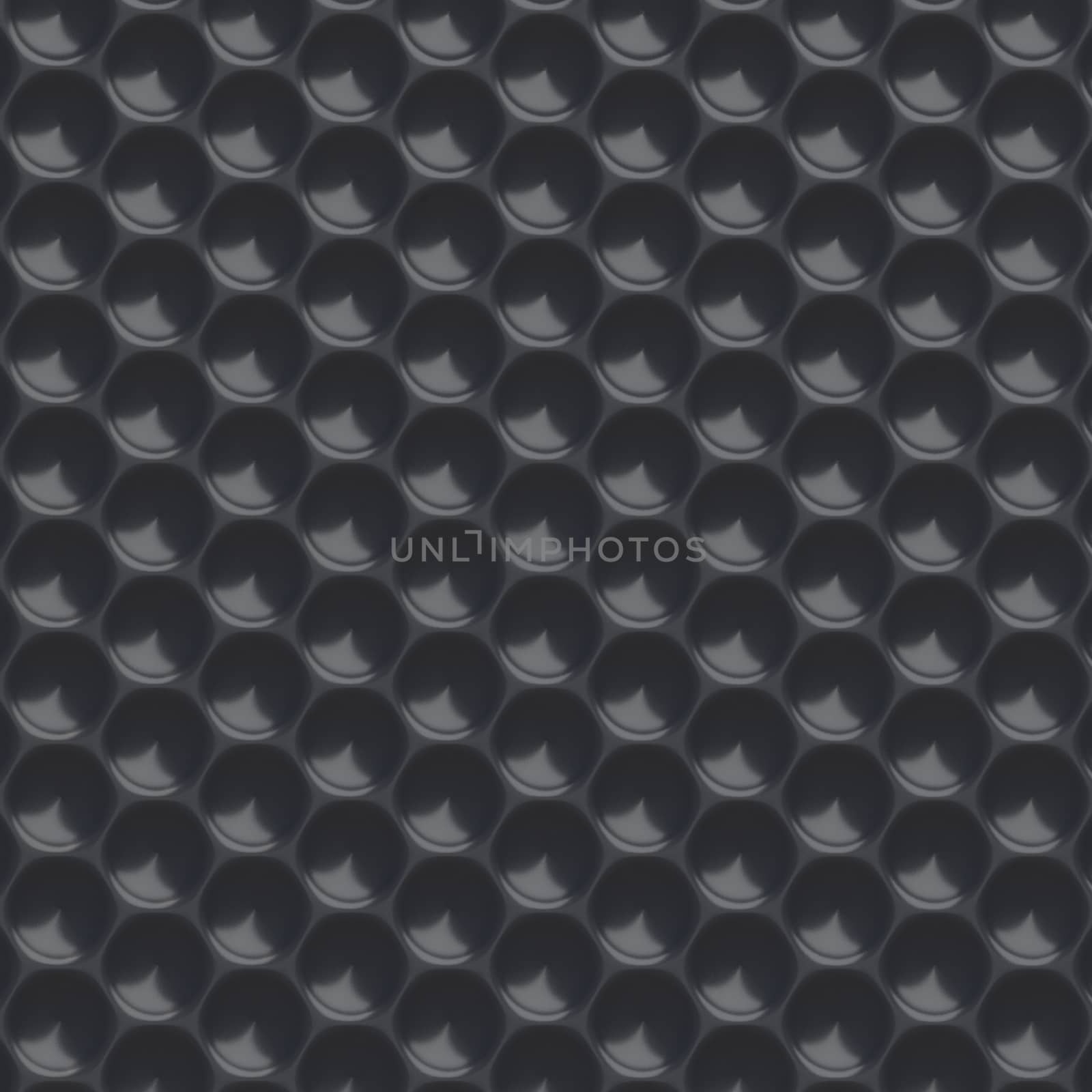 Black abstract hexagonal background. 3D by djmilic