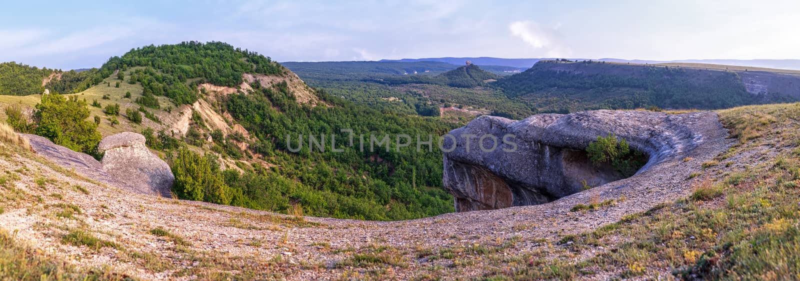 panorama of mountain canyon by fogen