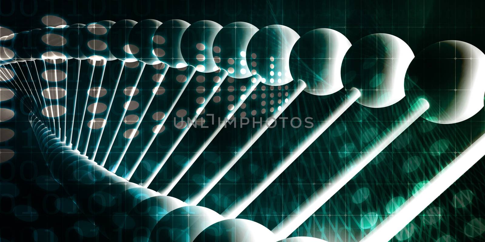 Pharmaceutical Abstract Background with Molecule Chemical Structure