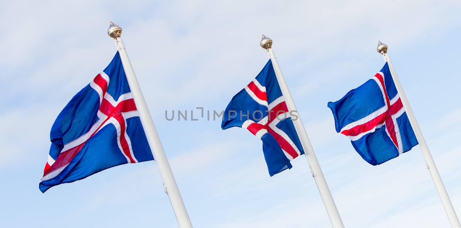 Iceland flag - flag of Iceland by michaklootwijk