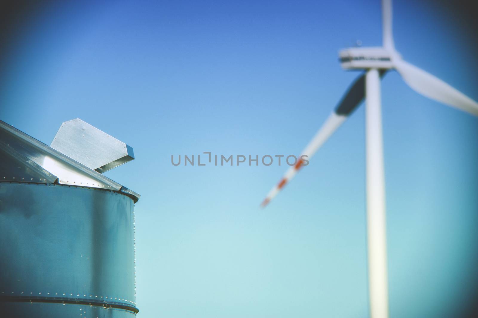 An image of silo for corn