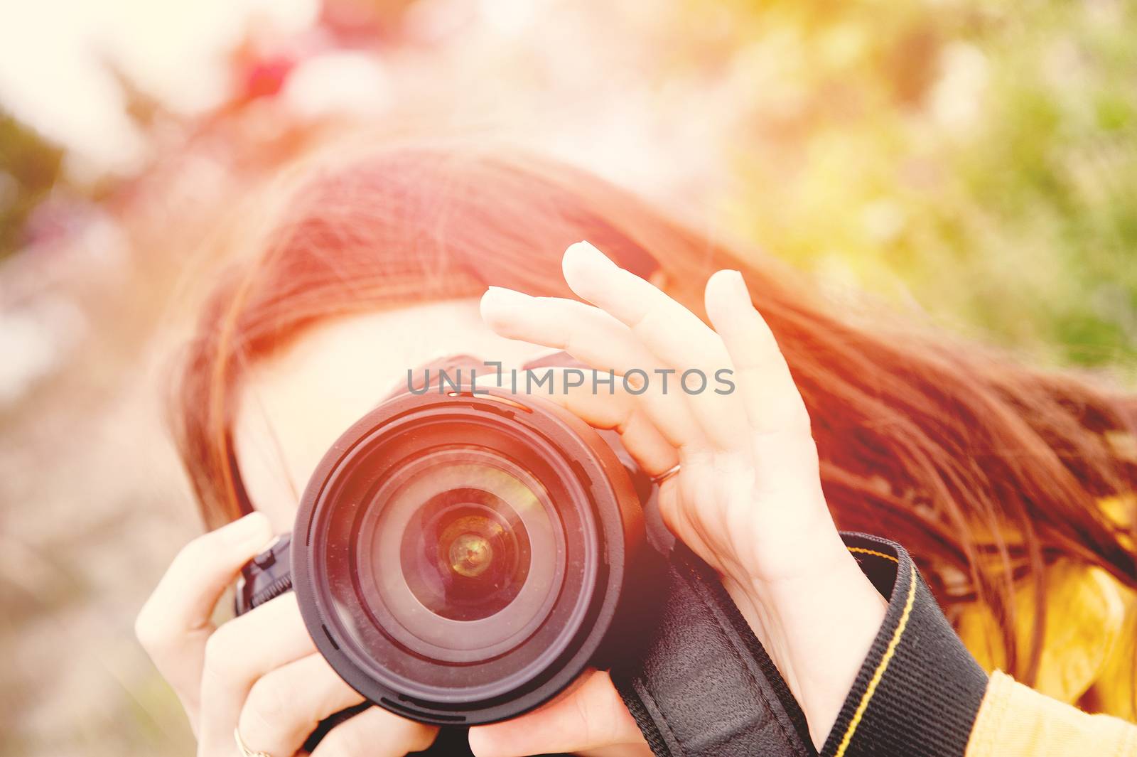 An image of nature photographer takes pictures
