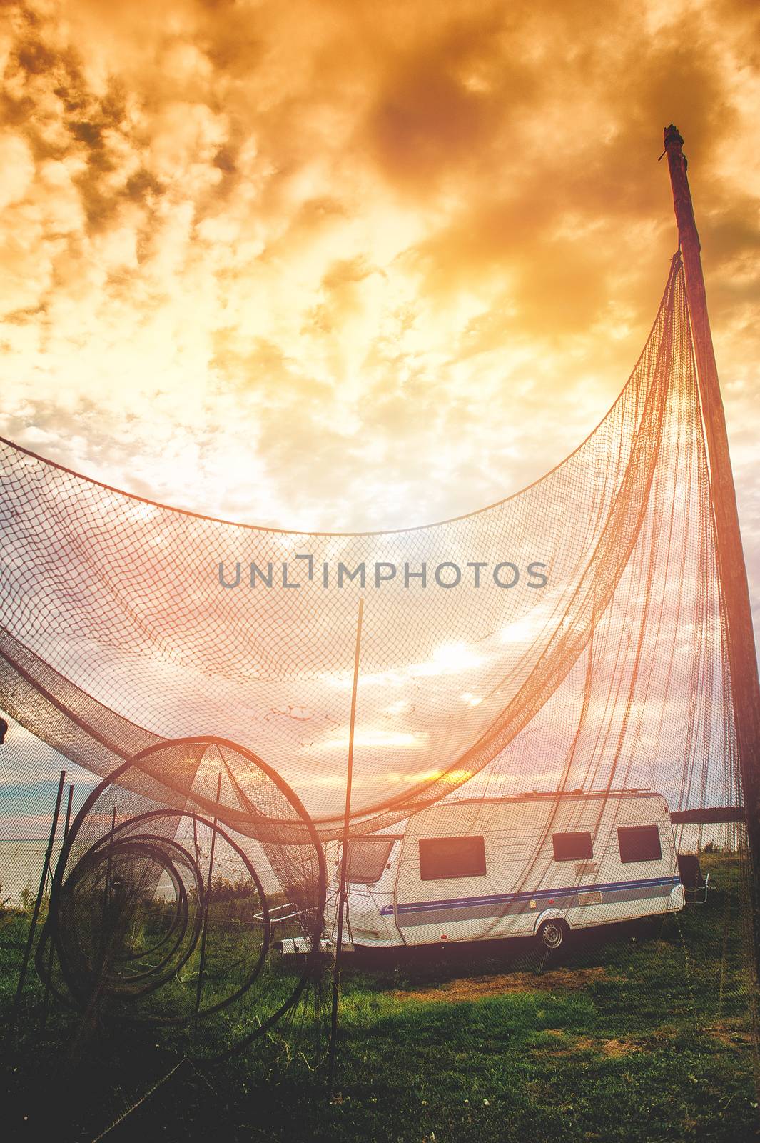 An image of fishing net 