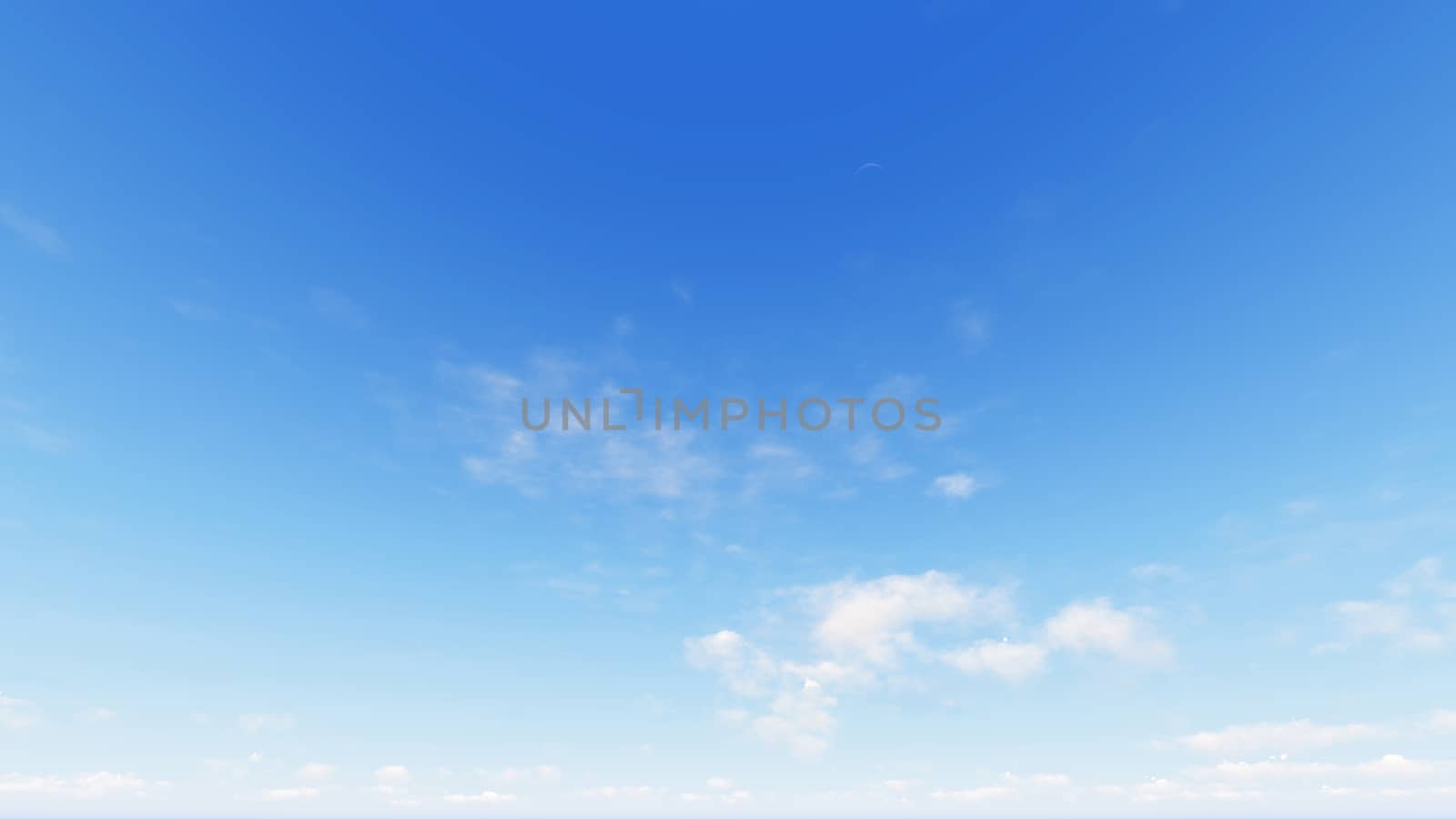 Cloudy blue sky abstract background, blue sky background with tiny clouds, 3d rendering

