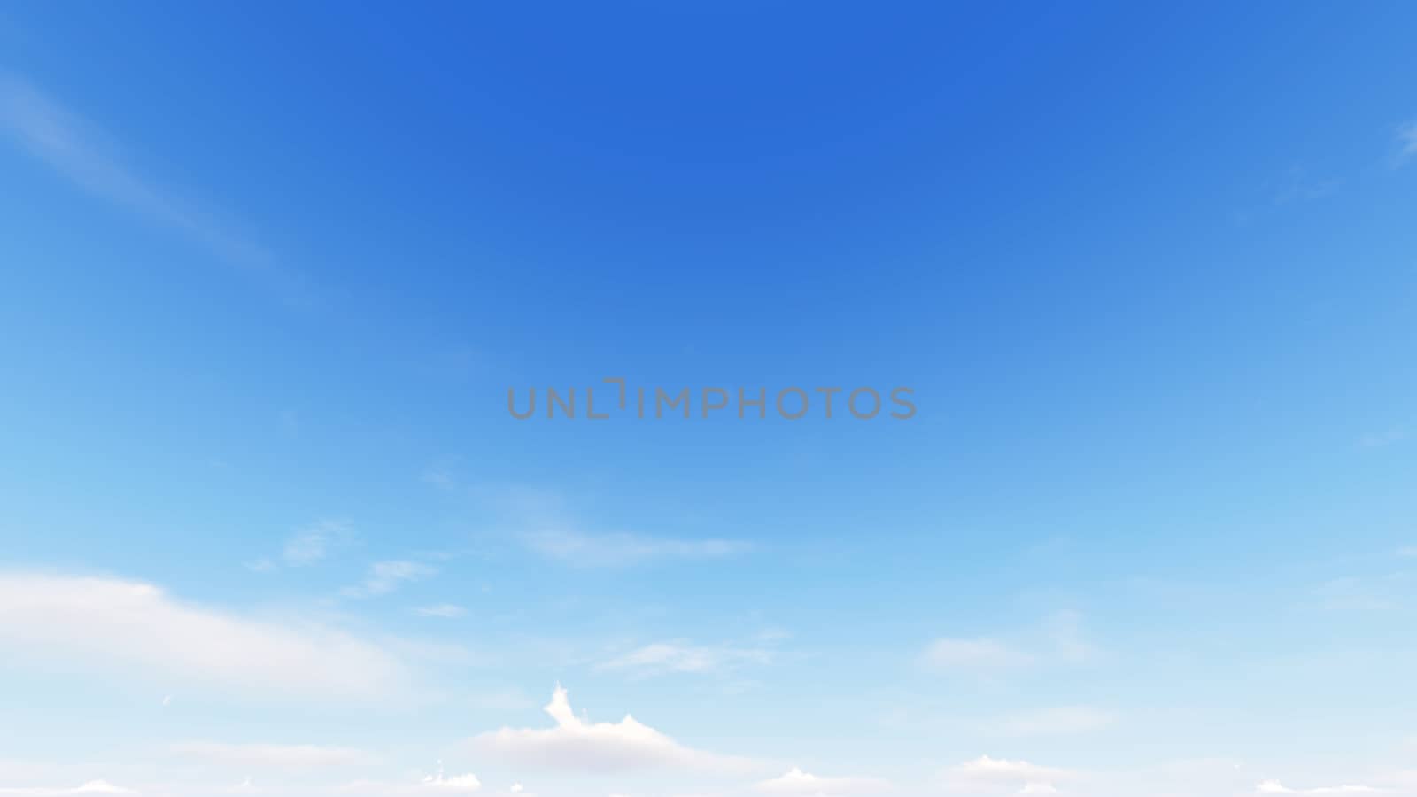 Cloudy blue sky abstract background, blue sky background with tiny clouds, 3d rendering

