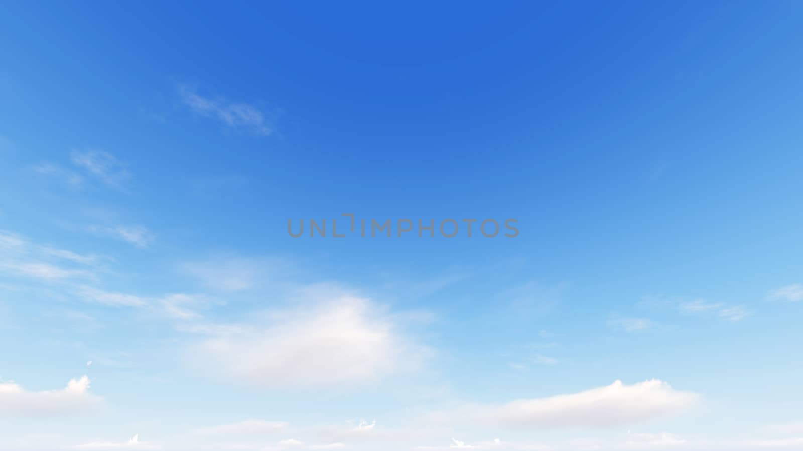 Cloudy blue sky abstract background, blue sky background with tiny clouds, 3d rendering

