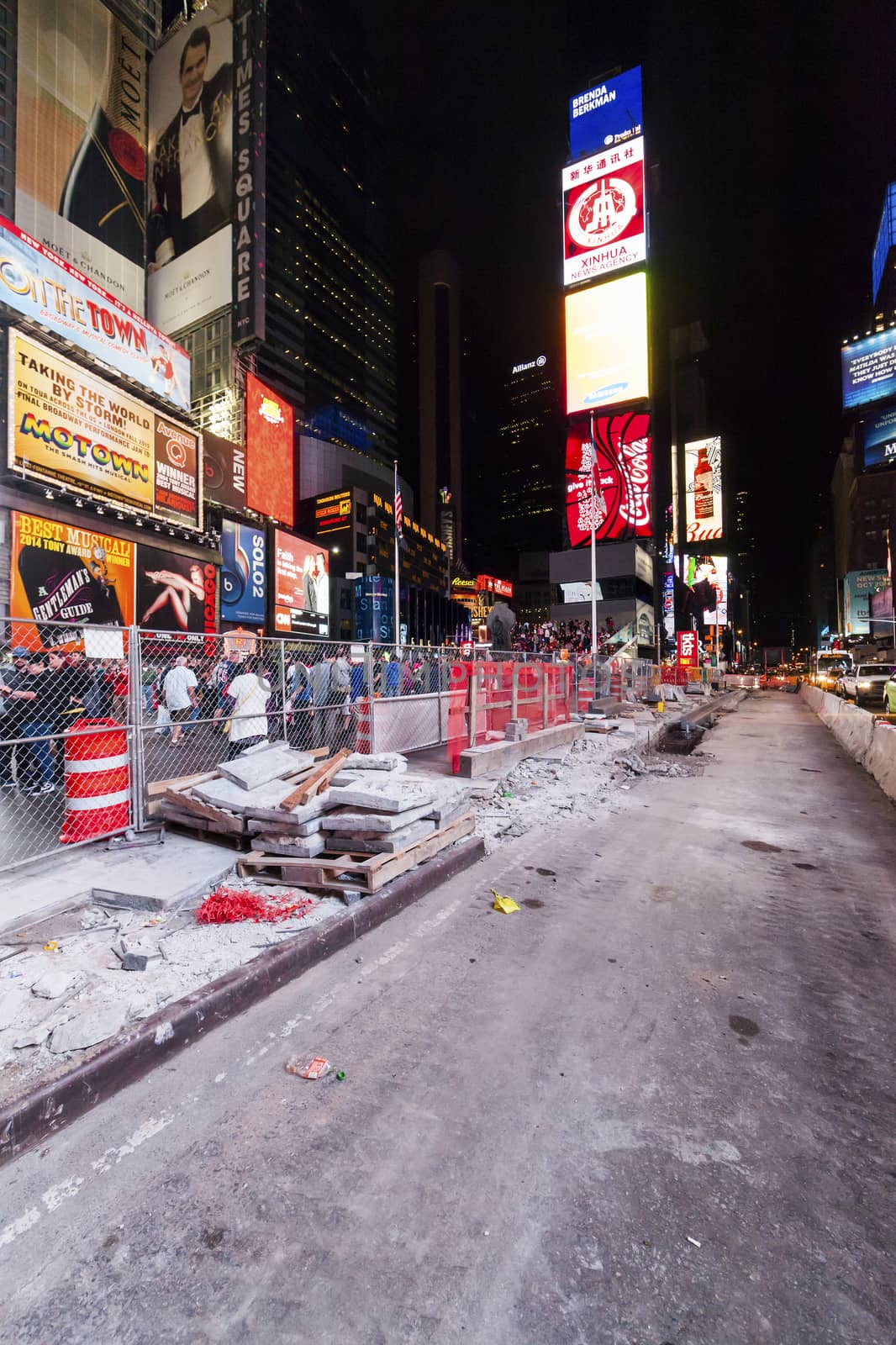 NEW YORK CITY, Times Square reconstruction by hanusst