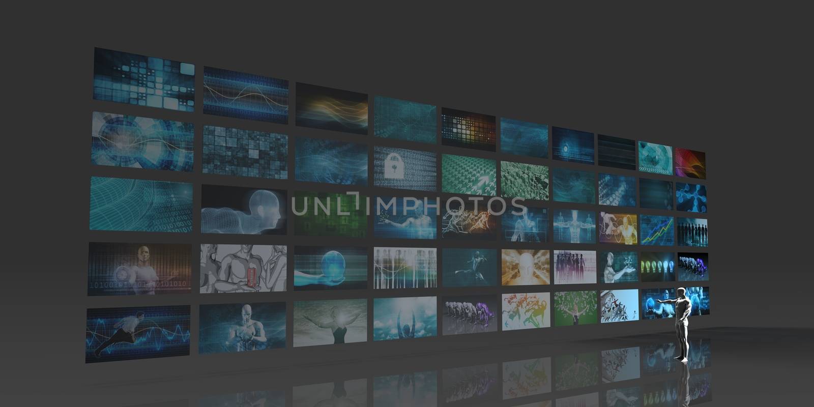 Advertising Network Background as an Abstract Concept
