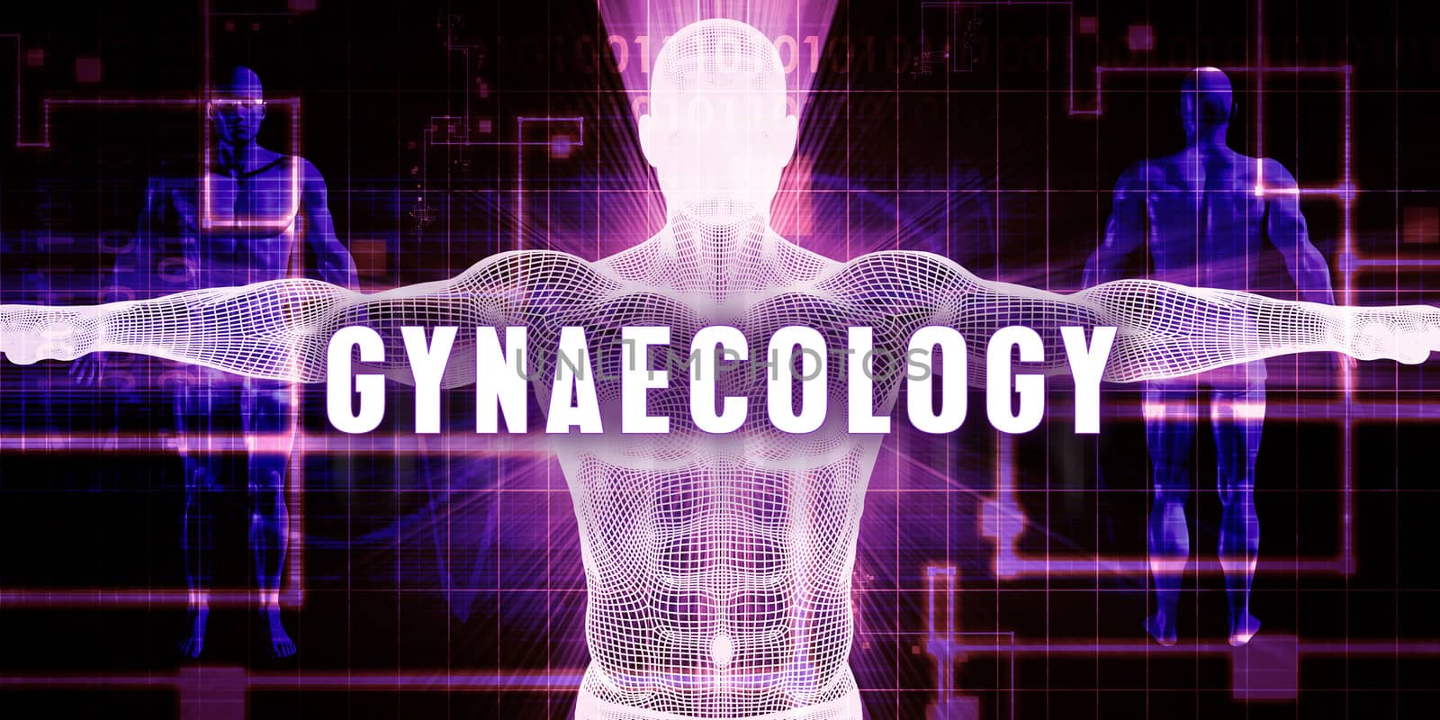 Gynaecology as a Digital Technology Medical Concept Art