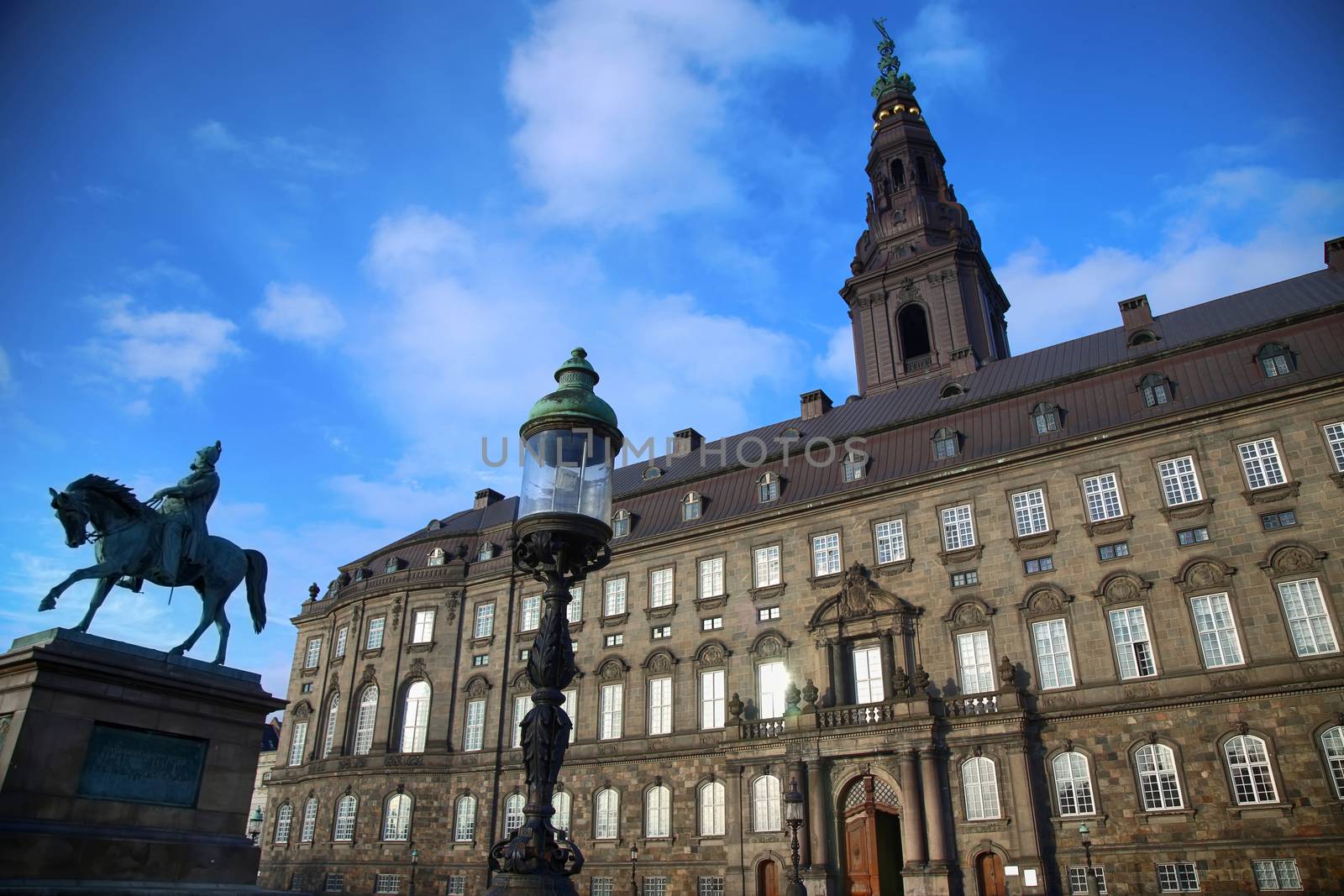 Christiansborg Palace in early morning, Copenhagen, Denmark