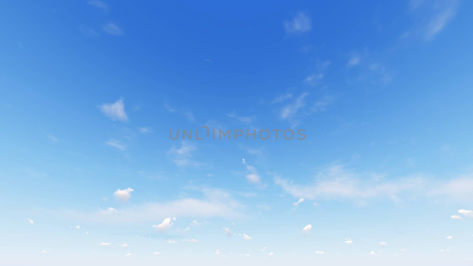 Cloudy blue sky abstract background, blue sky background with tiny clouds, 3d rendering

