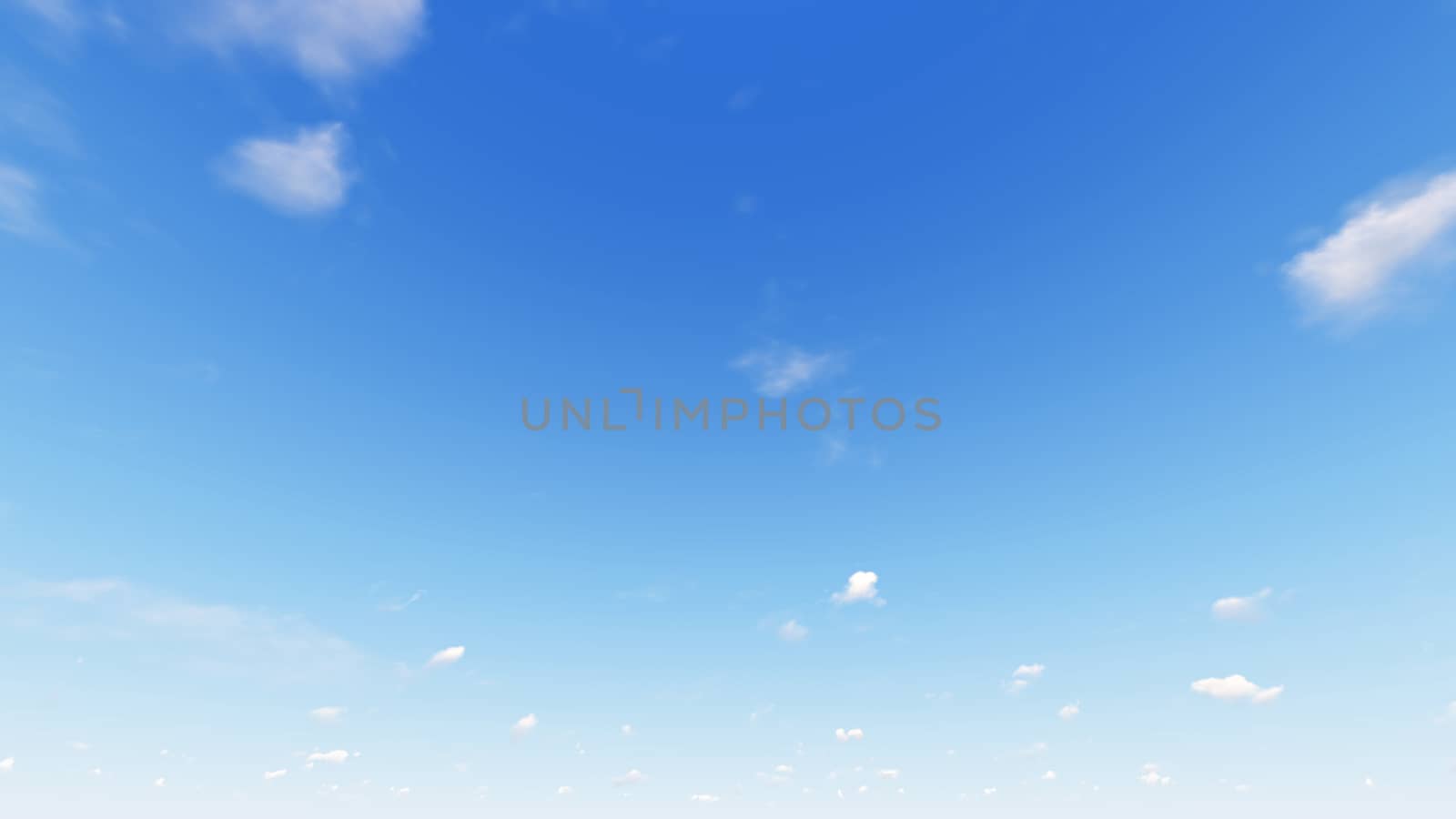 Cloudy blue sky abstract background, blue sky background with tiny clouds, 3d rendering

